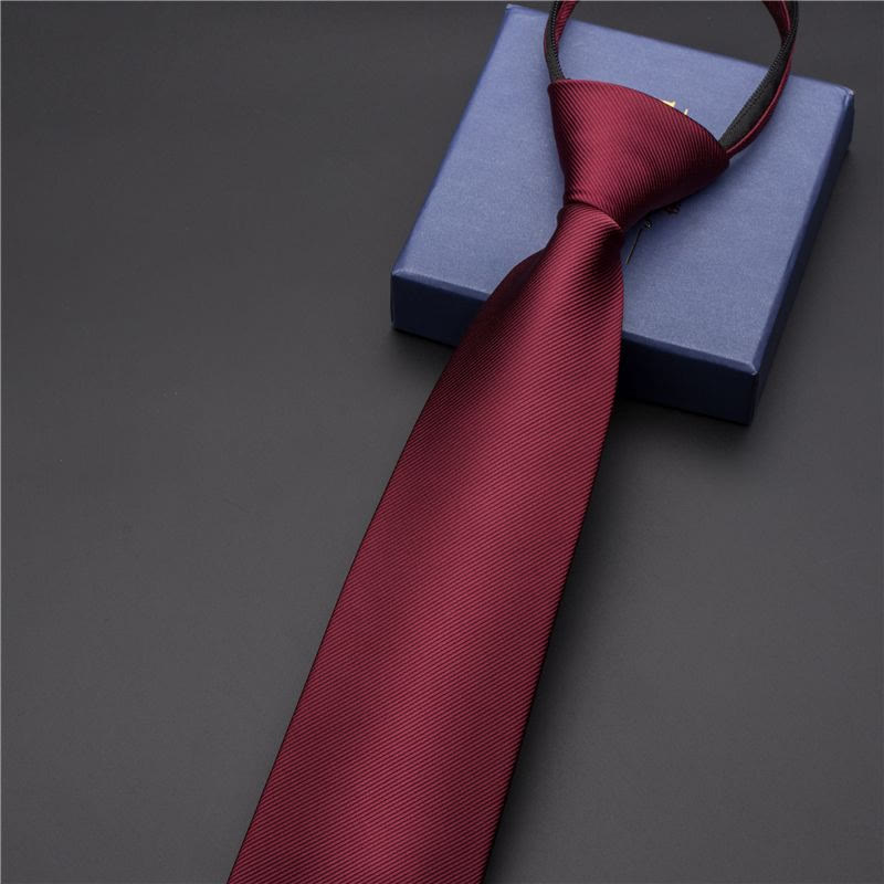Men's Vintage Printed Necktie With Carved Tie Clip - Style #7 - Silver - image 9