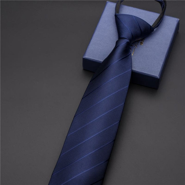 Men's Vintage Printed Necktie With Carved Tie Clip - Style #15 - Silver - image 20