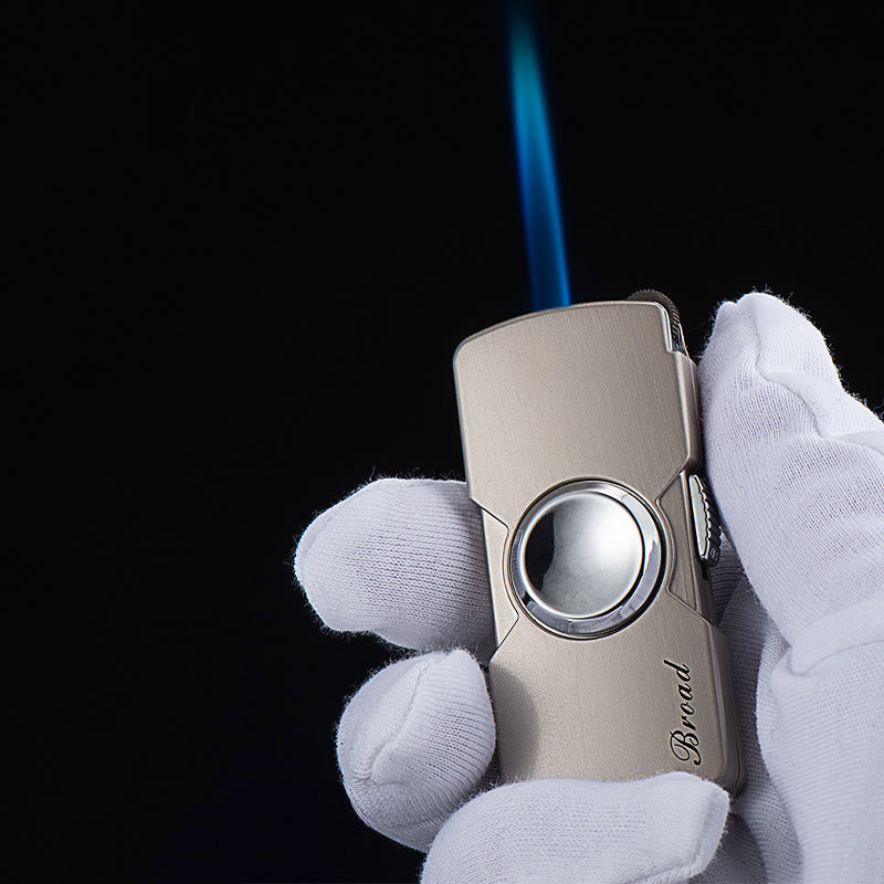 Fingertip Gyro Straight Windproof Blue Flame Lighter - image 1