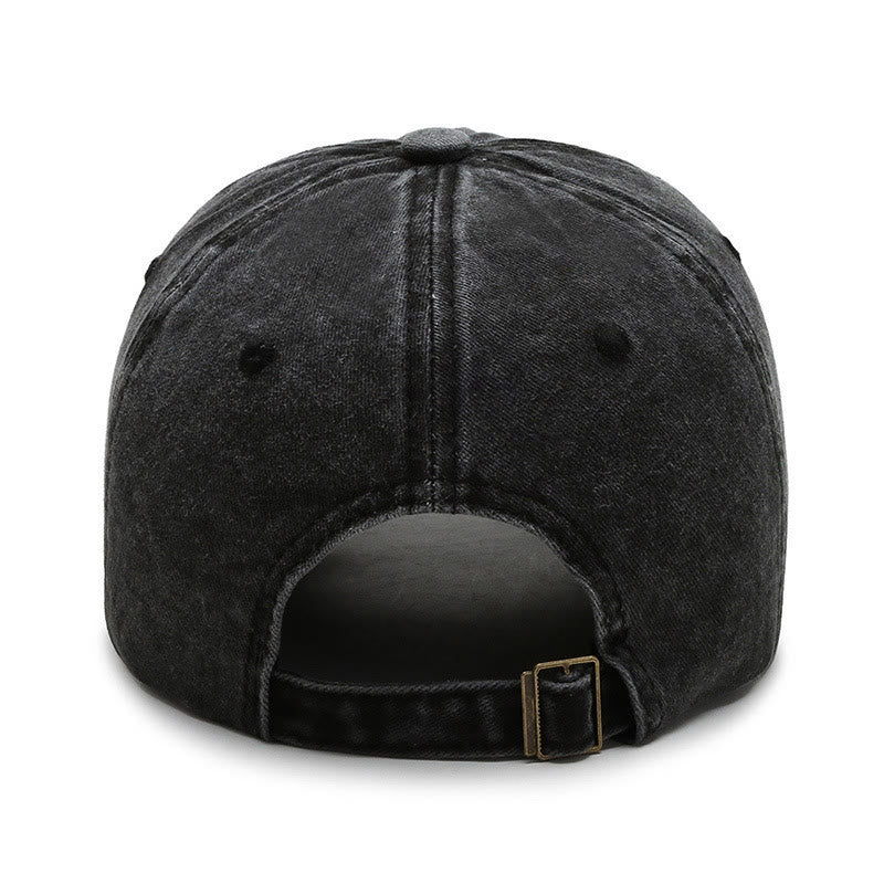 New Story Patch Embroidered Washed Cotton Baseball Cap - image 3
