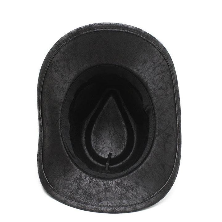 Party Skull Decor Unisex PU Leather Cowboy Hat - image 4