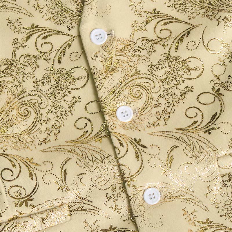 Men's Retro Paisley Jacquard Pattern Slim Fit Vest - image 8