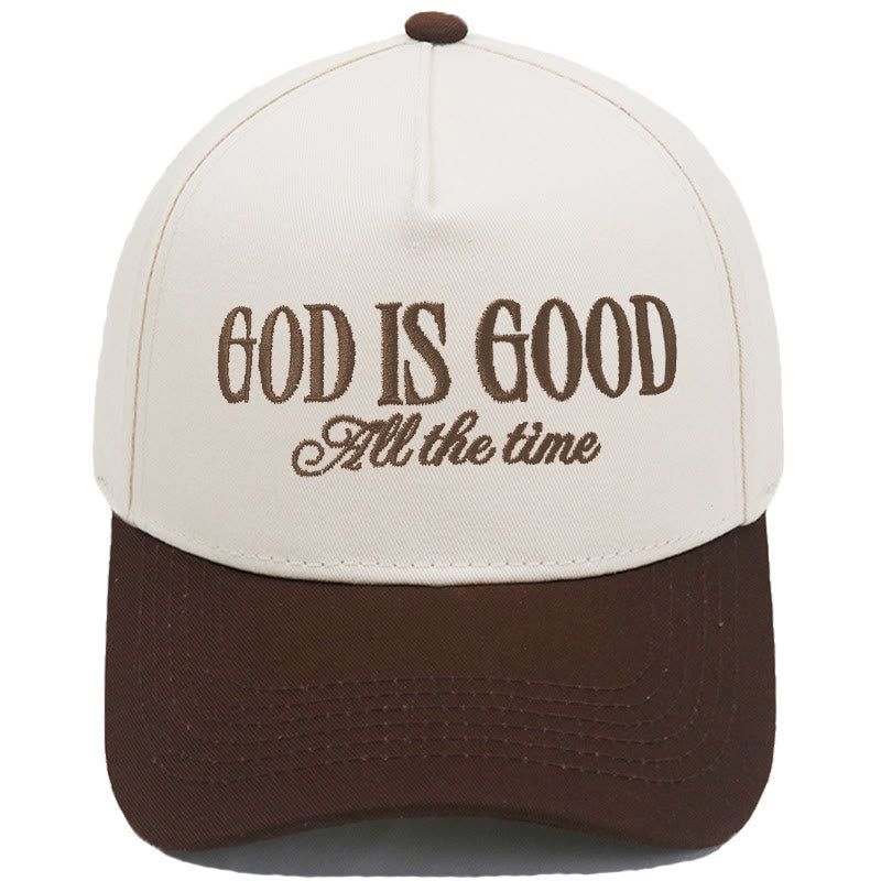 Classic Color Block Retro Style Daily Wear Baseball Cap - Coffee - M (22"-22 7/8") - image 8