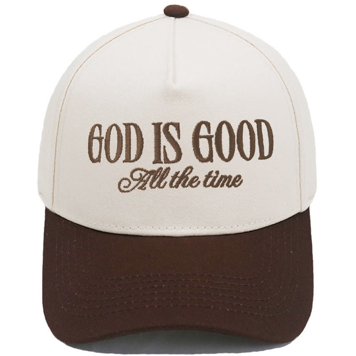 Classic Color Block Retro Style Daily Wear Baseball Cap - Coffee - M (22"-22 7/8") - image 8