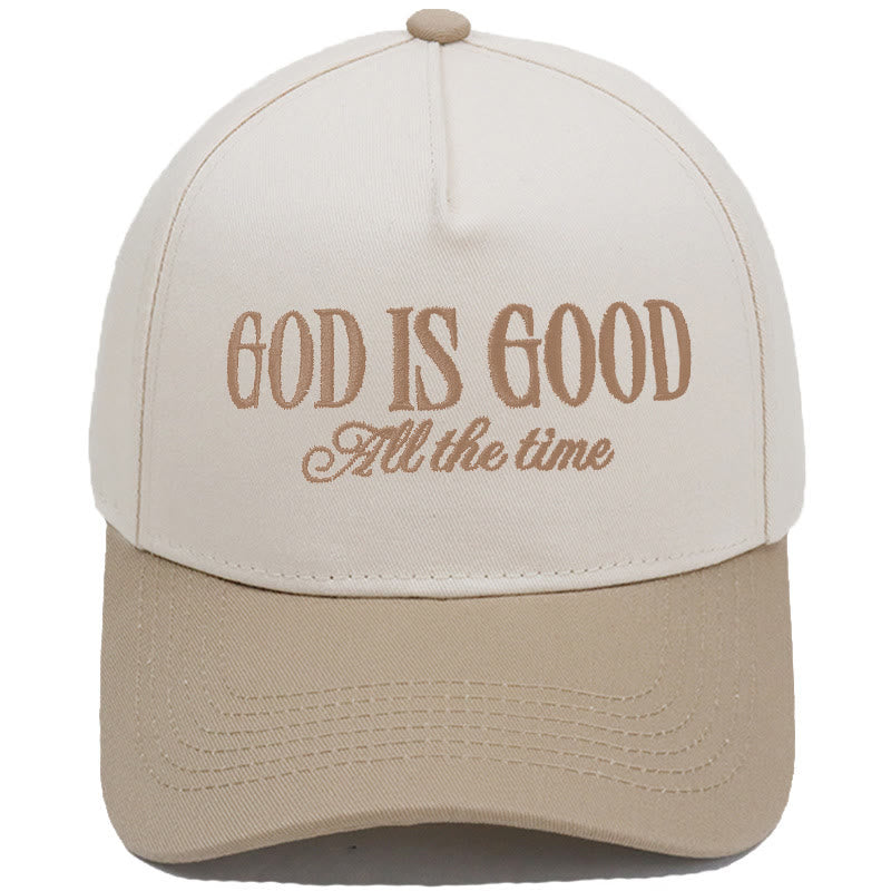 Classic Color Block Retro Style Daily Wear Baseball Cap - Khaki - M (22"-22 7/8") - image 2