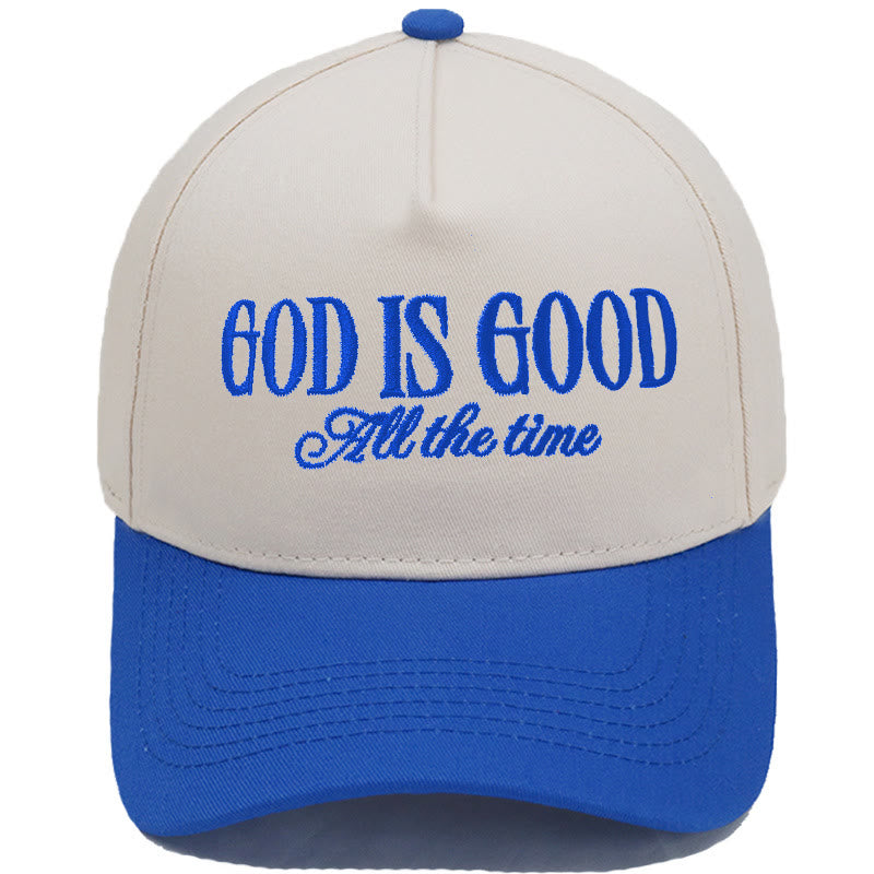 Classic Color Block Retro Style Daily Wear Baseball Cap - Royal Blue - M (22"-22 7/8") - image 6