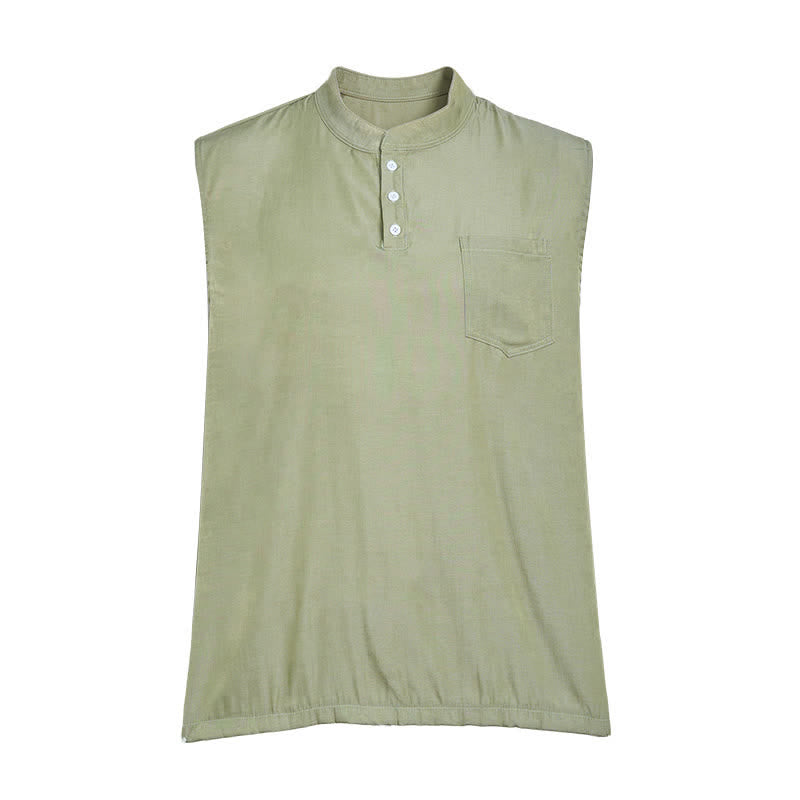Men's Summer Washed Color Sleeveless T-Shirt Vest - image 7