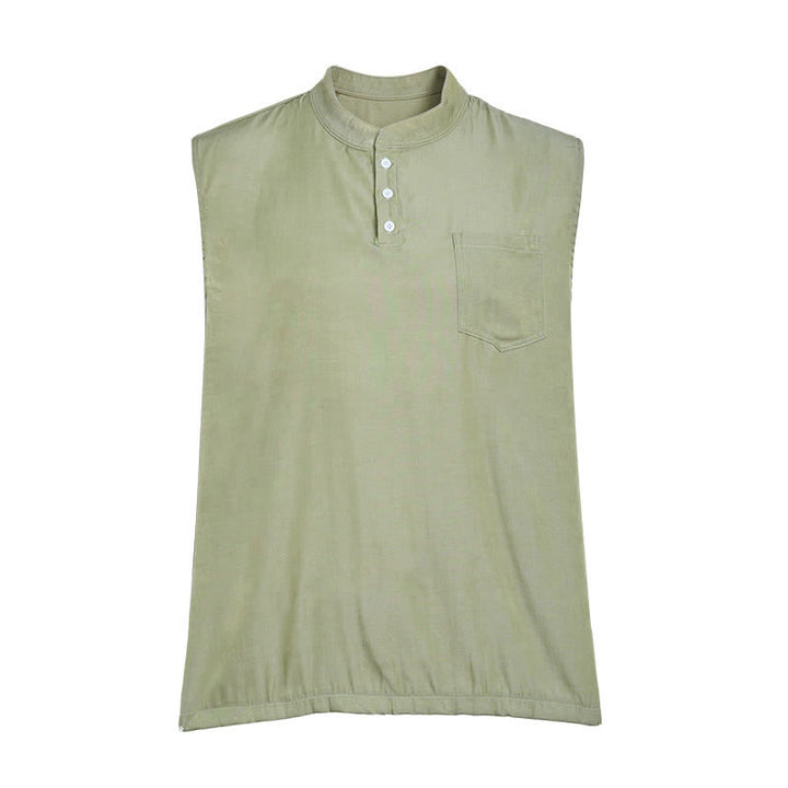 Men's Summer Washed Color Sleeveless T-Shirt Vest - image 7