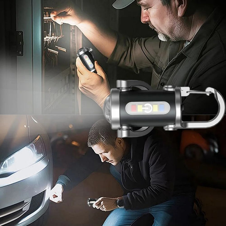Multifunctional Waterproof Mini LED Flashlight Portable Keychain - image 3