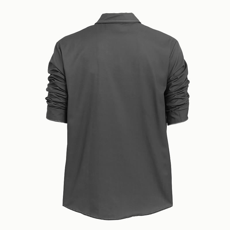 Men's Retro Style Long Sleeve Sophisticated Shirt - image 22