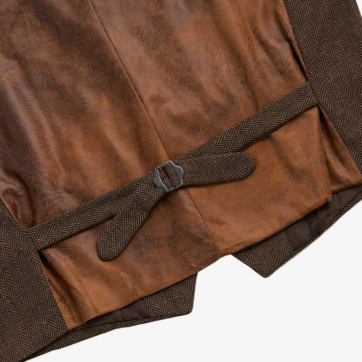 Men's Business Casual Relaxed Fit V-Neck Waistcoat - image 9