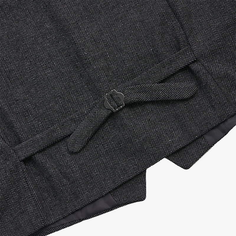 Men's Business Casual Relaxed Fit V-Neck Waistcoat - image 14