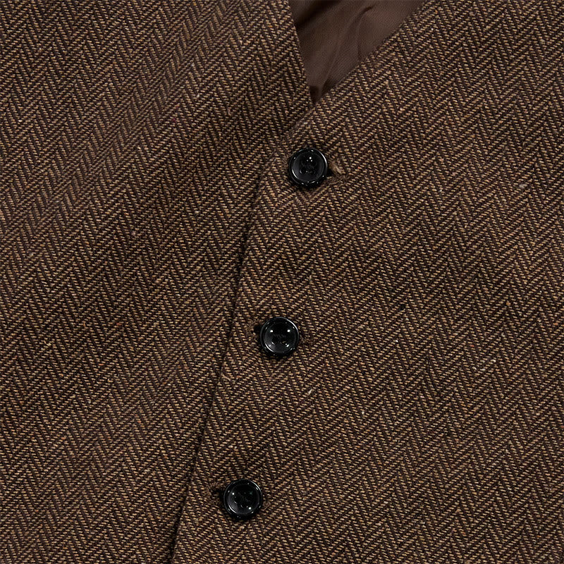 Men's Business Casual Relaxed Fit V-Neck Waistcoat - image 8