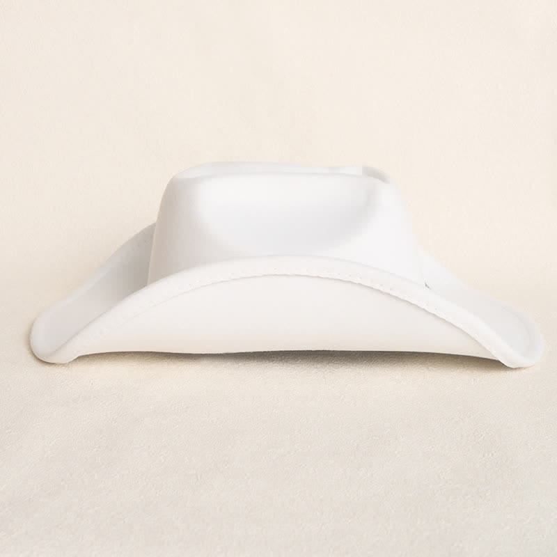 Men's Butterfly Chain Trim Cowboy Hat - image 3