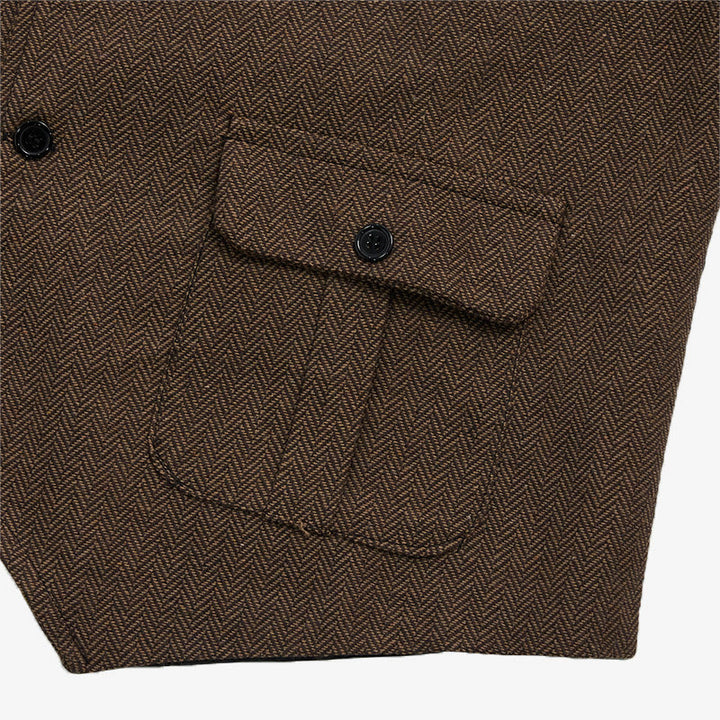 Men's Formal Lapel Collar Flap Pocket Dress Waistcoat - image 15