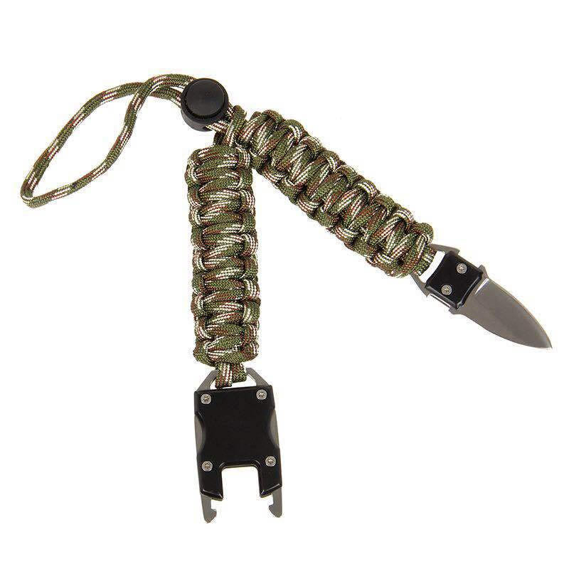 Multifunctional Hidden Knife Emergency Paracord Survival Bracelet - image 10