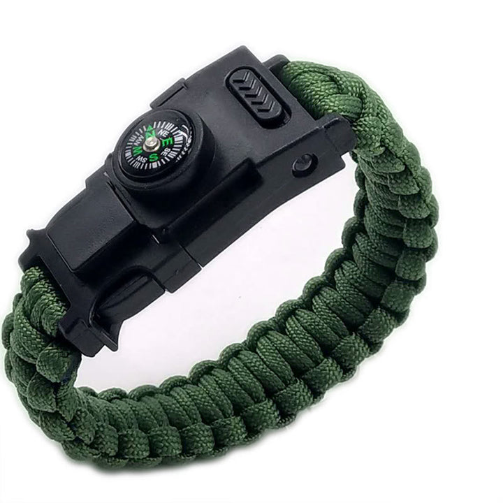 LED Light Emergency Rescue Paracord Survival Bracelet - Green - image 10