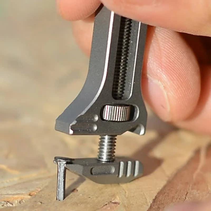 Tiny 4-in-1 Adjustable Wrench EDC Multi-Tool - image 6