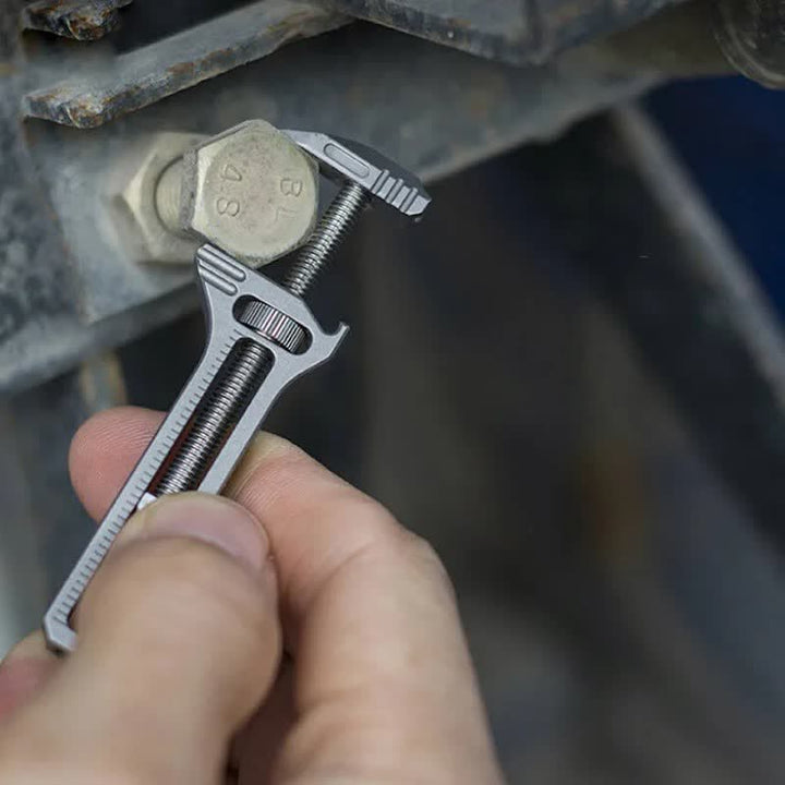 Tiny 4-in-1 Adjustable Wrench EDC Multi-Tool - image 8