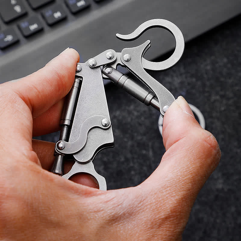 Ultra-Portable Removable Blade Knife EDC-Tool Keyring  - image 2