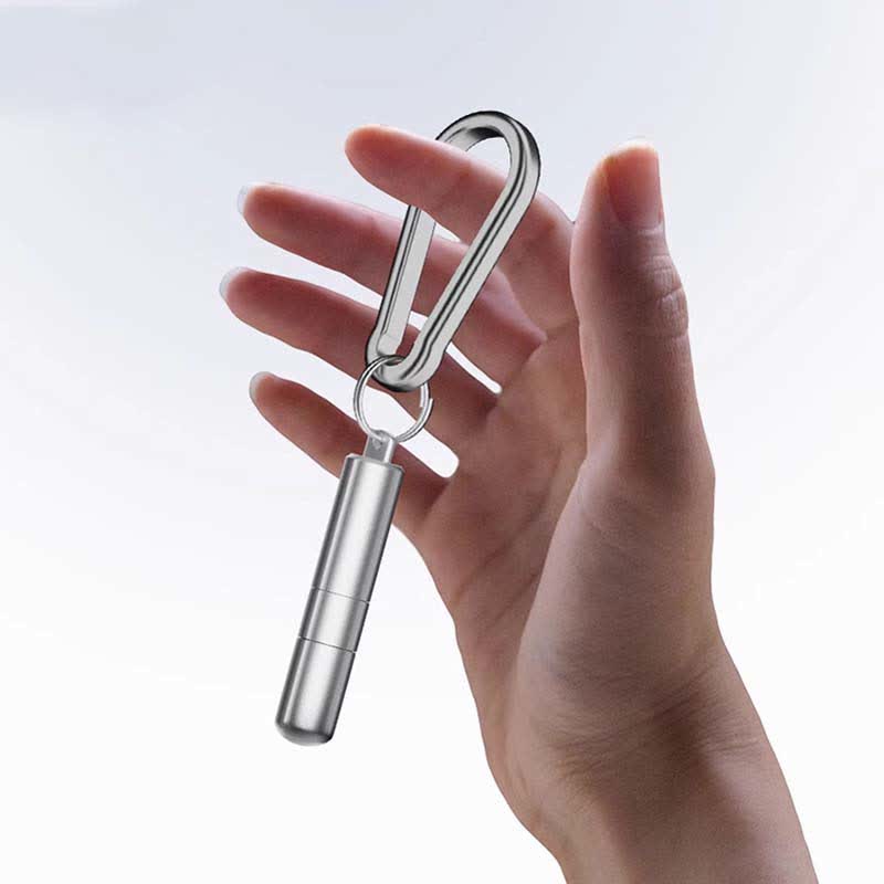 Sim Card Eject Pin & Cleaning Brush Keyring For Phone - image 1