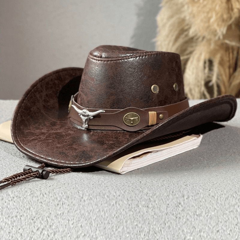 Vintage American Style Outdoor Cowboy Sun Hat - image 0