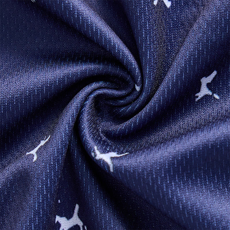 Men's All Over Print Short Sleeve Casual Polo Shirt - image 8