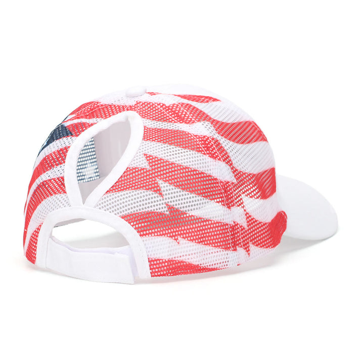Adjustable Ponytail Breathable Washed Denim Tactical Baseball Cap - image 7