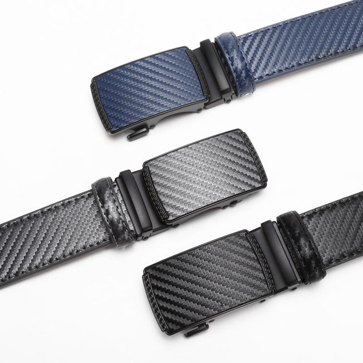 Men's Sleek Alloy Automatic Buckle Business Belt - image 9