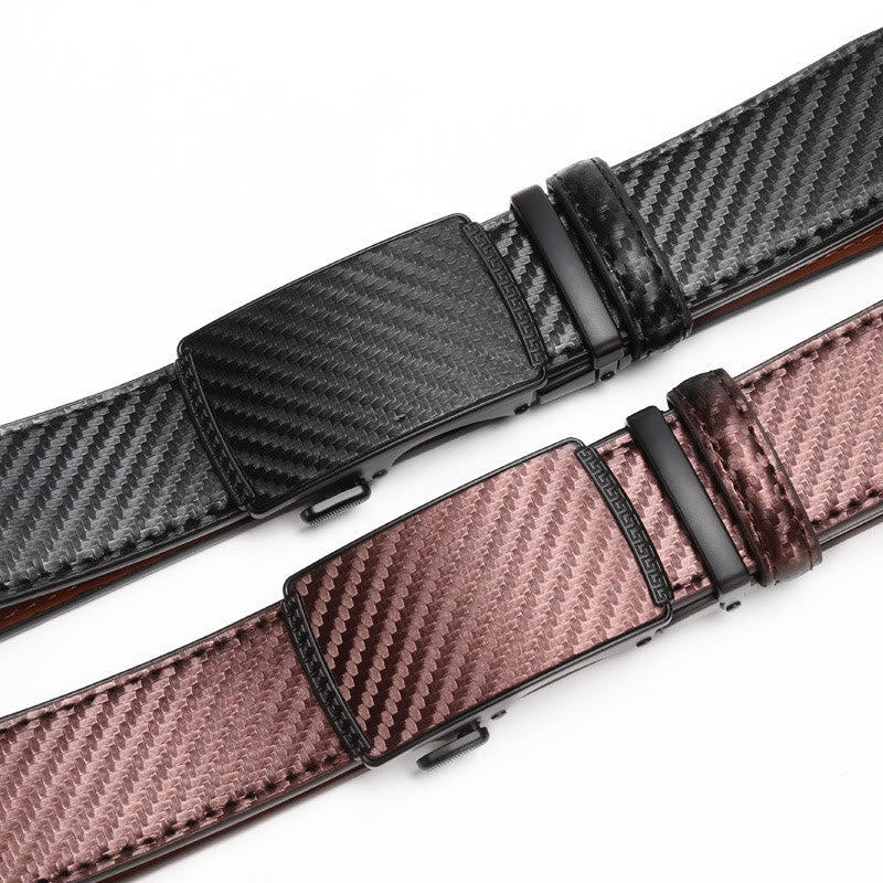 Men's Sleek Alloy Automatic Buckle Business Belt - image 10