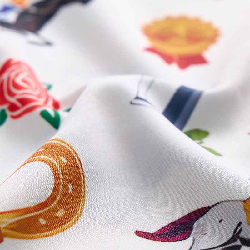 Men's Run For The Roses Western Motifs Print Shirt - image 6