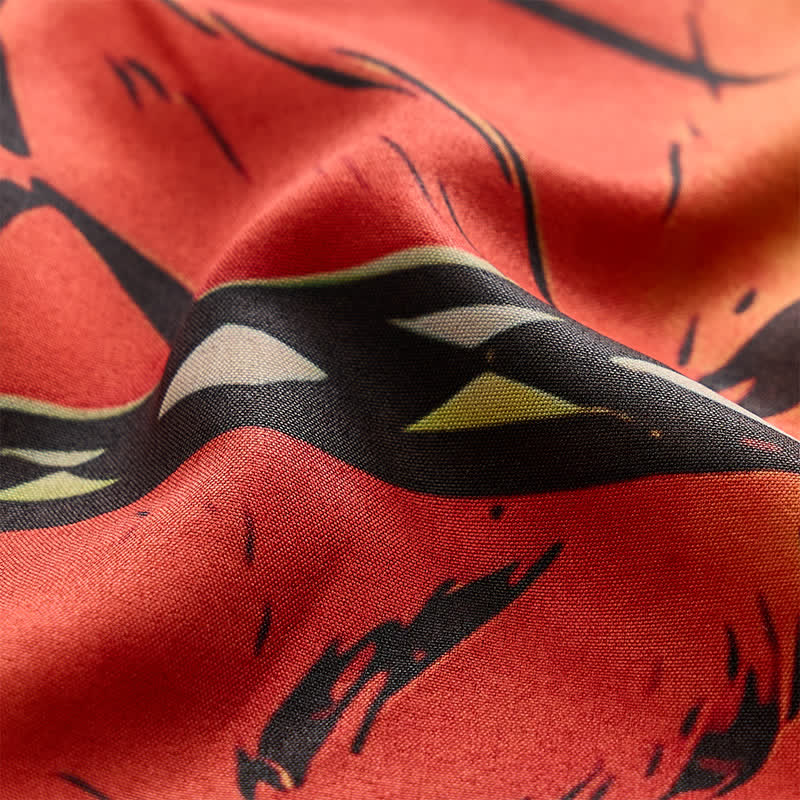 Men's Retro Comic Cowboy & Horse Print Western Shirt - image 6