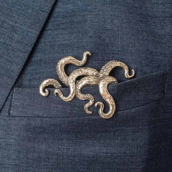 Gothic Octopus Tentacle Suit Pocket Square Holder - image 0