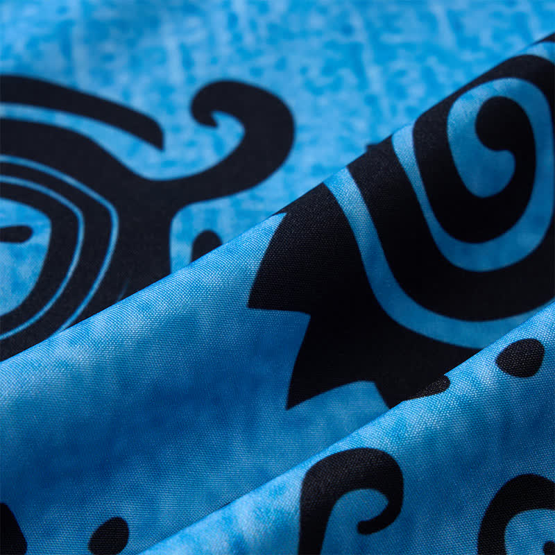 Men's Southwest Cave Art Inspired Print Ethnic Shirt - image 6
