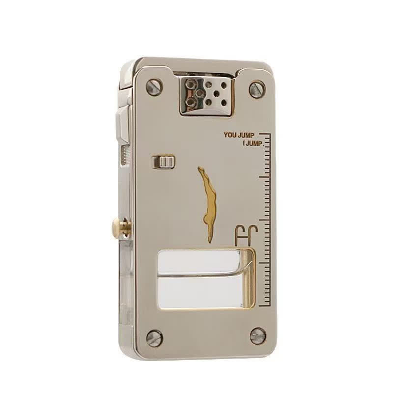 Visible Fuel Tank Ignition Kerosene Lighter With One Button Ejection - Perfect Jump - image 1