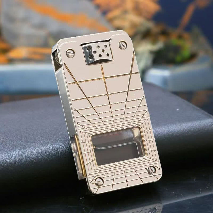 Visible Fuel Tank Ignition Kerosene Lighter With One Button Ejection - image 3