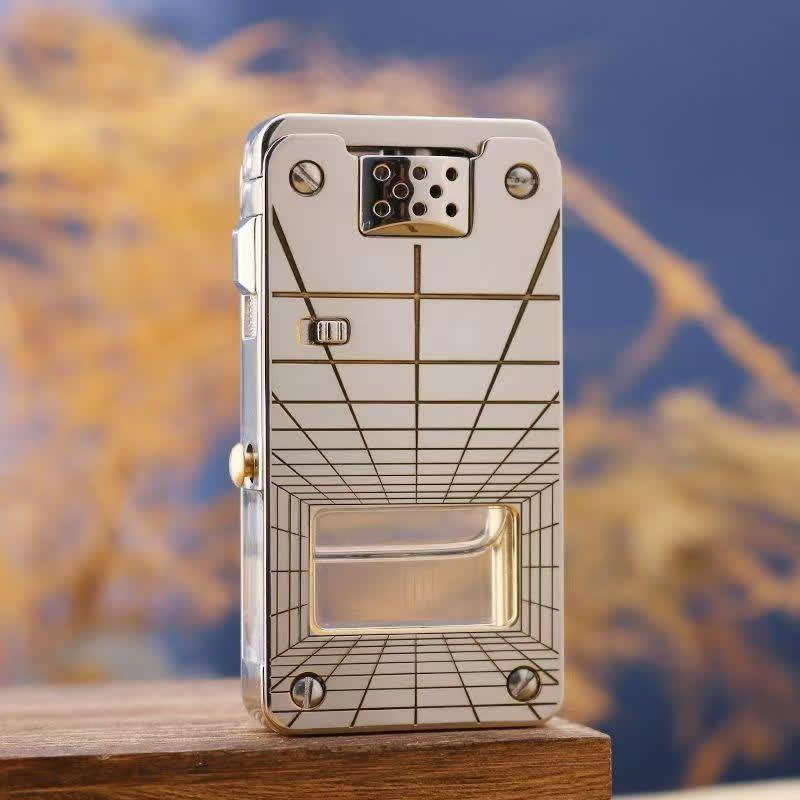 Visible Fuel Tank Ignition Kerosene Lighter With One Button Ejection - Real Window - image 2