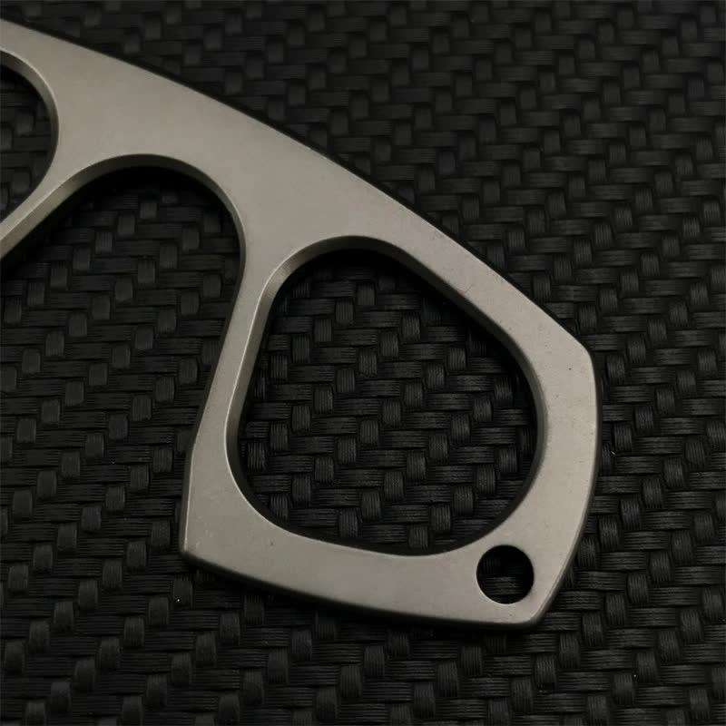 Ultra-Light Skeleton Design Knife EDC-Tool With Sheath  - image 7
