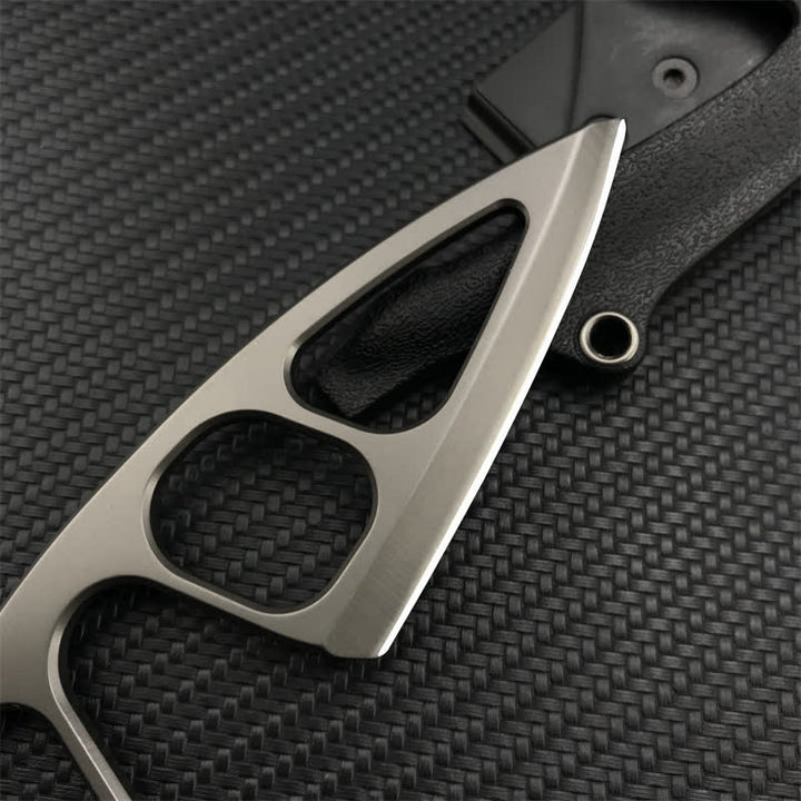 Ultra-Light Skeleton Design Knife EDC-Tool With Sheath  - image 4