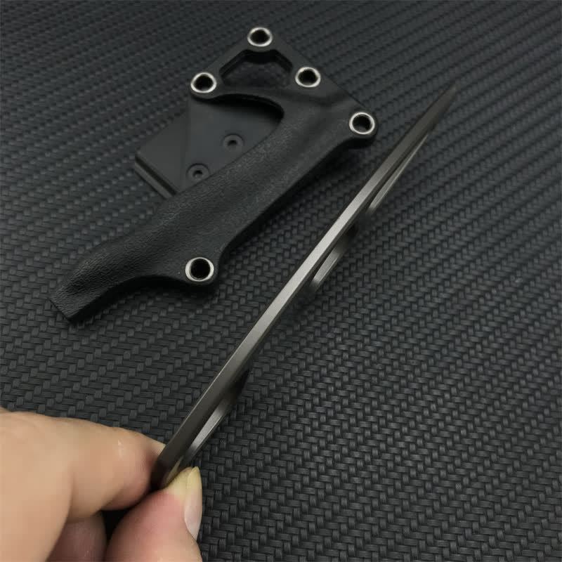 Ultra-Light Skeleton Design Knife EDC-Tool With Sheath  - image 3