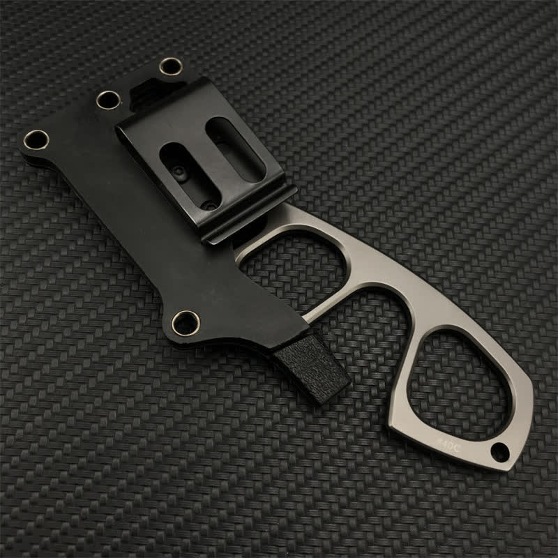 Ultra-Light Skeleton Design Knife EDC-Tool With Sheath  - image 1