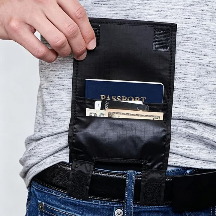 Hidden Anti-Theft Passport & Money Travel Waist Belt Bag - image 0