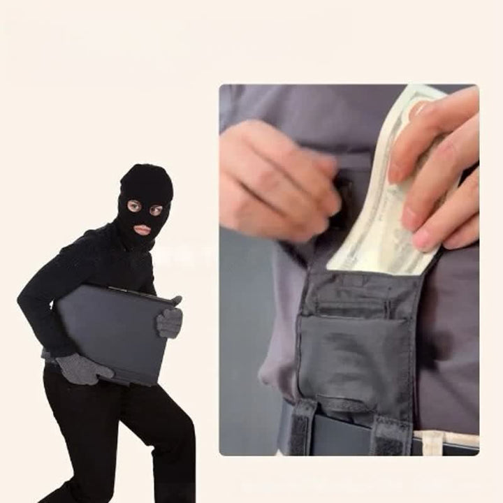 Hidden Anti-Theft Passport & Money Travel Waist Belt Bag - image 4