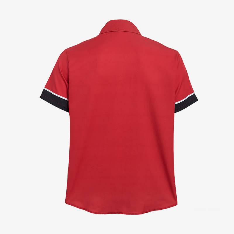 Men's Western Style Printed Short Sleeve Button Shirt - image 13