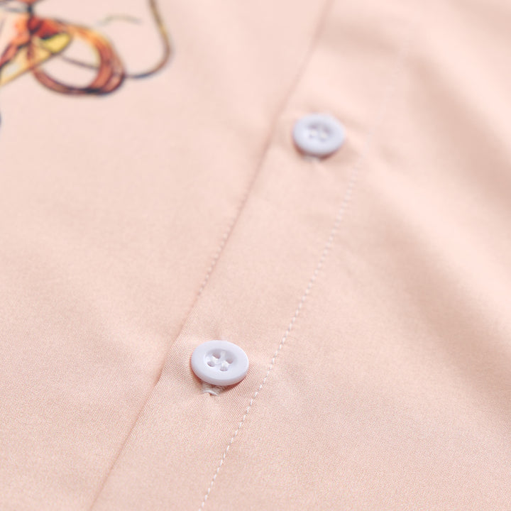 Men's Vintage Lasso Cowboy Print Casual Short Sleeve Shirt - image 6