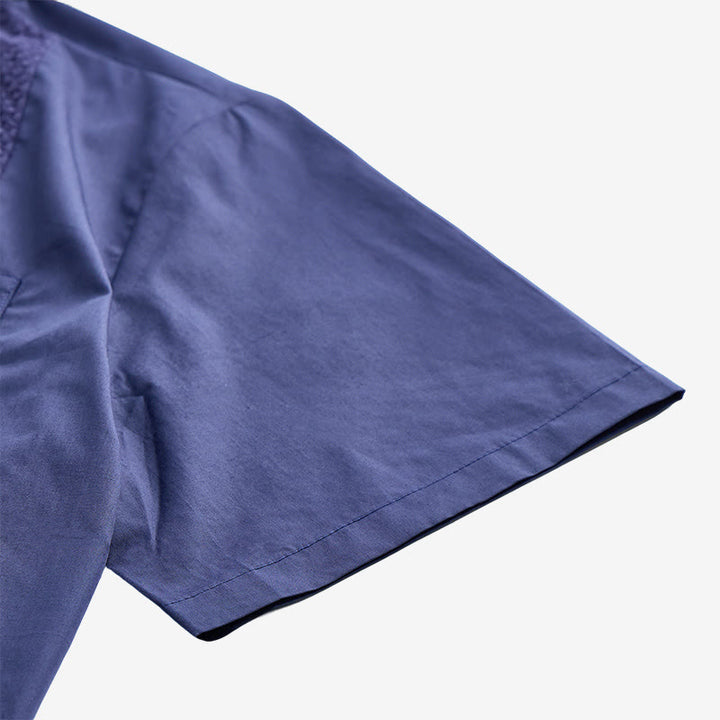 Modern Cuban-Inspired Embroidered Casual Shirt - image 14