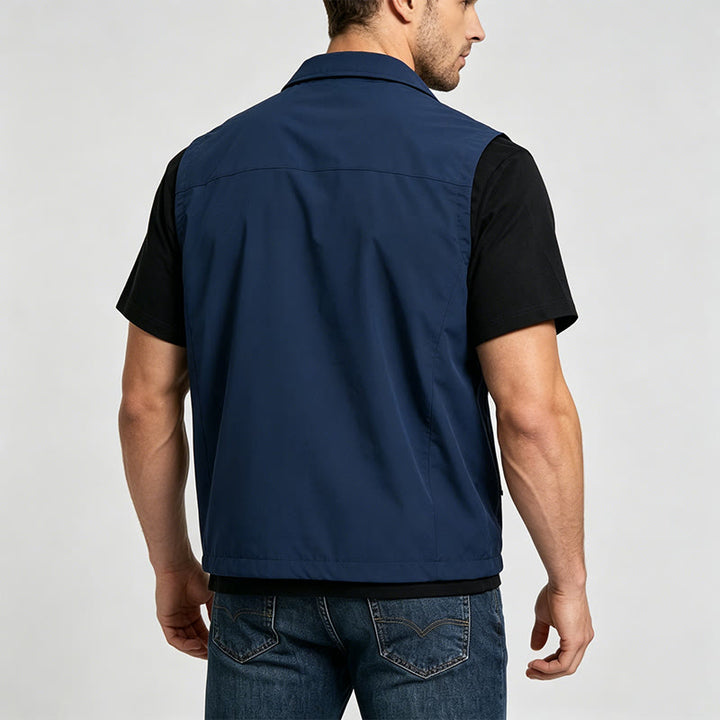 Men's Minimalist Multi-Pocket Outdoor Lightweight Vest - image 3