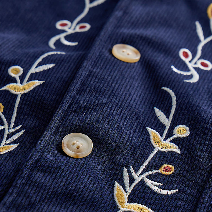 Men's Elegant Floral Vine Embroidered Suit Vest - image 8