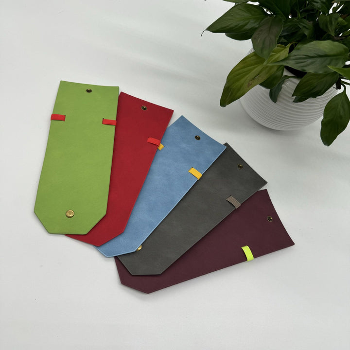 Minimalist Edc Leather Cash Scroll Wallet With Snap Closure - image 6