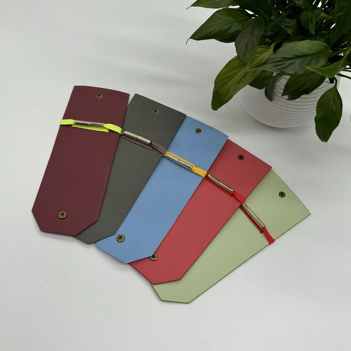 Minimalist Edc Leather Cash Scroll Wallet With Snap Closure - image 7